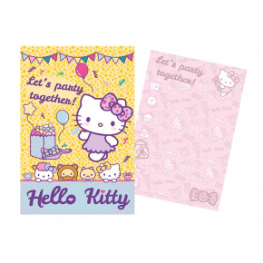 Rappa Sada párty 5 pozvánek + 5 obálek Hello Kitty