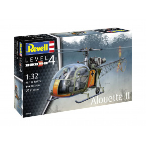 Revell Plastic ModelKit vrtulník 03804 - Alouette II (1:32)
