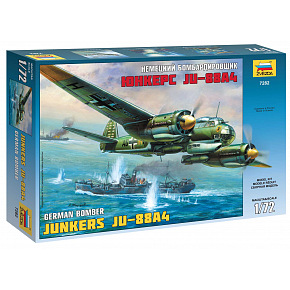 Zvezda Model Kit letadlo 7282 - Junkers Ju-88A4 (1:72)