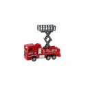 Teddies Auto hasiči plast 11cm na zpětné natažení 4 druhy