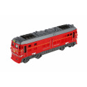 Teddies Lokomotiva/Vlak plast 18cm na setrvačník 3 barvy