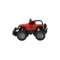 Auto RC Off-Road terénní plast 14cm na baterie 27MHz 2 barvy v krabičce 16x12x10cm