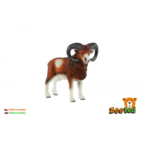 Muflon evropský zooted plast 8cm 
