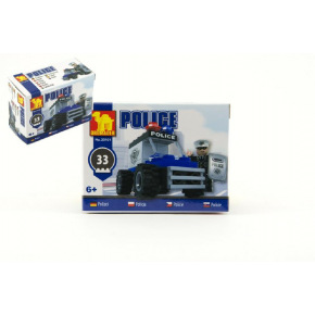 Dromader 23101  Policie Auto 33ks v krabici 9,5x7x4,5cm