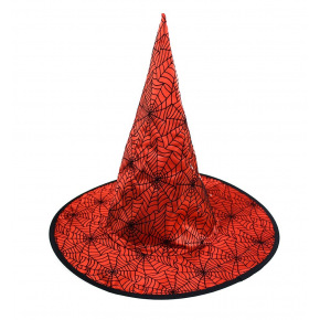 Rappa Červený čarodejnícky klobúk pre dospelých