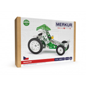 MERKUR - Stavebnice Merkur 052 - dragster, 137 dílů