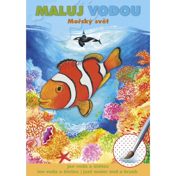 Akim Giochi Preziosi Maľuj vodou A5 - Morský svet