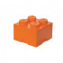 Smartlife LEGO úložný box 4 - oranžová
