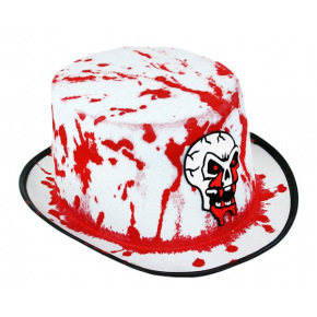 Karnevalový klobúk s krvou dospelý