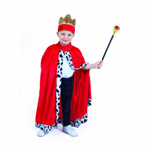 Rappa Detský kostým kráľovský plášť
