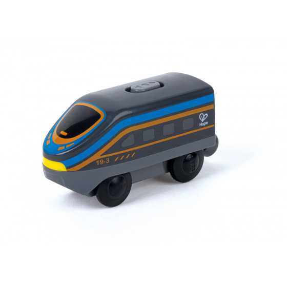 Hape Intercity-Lokomotive mit Batterie, schwarz