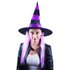 Rappa Klobúk s vlasmi čarodejnice/Halloween