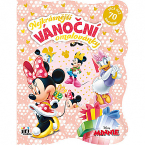 Jiri Models Vánoční omalovánky se samolepkami Minnie Jiri Models Vánoční omalovánky se samolepkami Minnie
