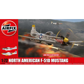 Airfix Classic Kit letadlo A02047A - North American F-51D Mustang (1:72)