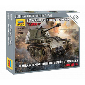 Zvezda Wargames (WWII) Panzer 6282 - Deutscher Jagdpanzer "Marder III" (1:100)