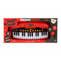 Teddies Pianko ROCK STAR 31 Tasten Kunststoff 46cm mit Batterie, mit Sound und Licht in Schachtel 52x24x8cm
