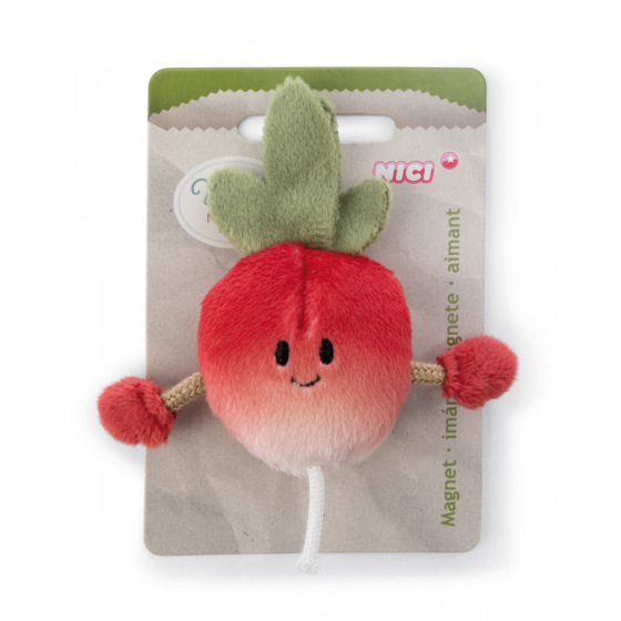 NICI GREEN Mini magnetka Ředkvička, 7 cm