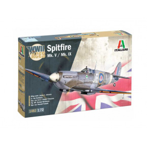 Italeri Model Kit letadlo 1482 - Spitfire Mk.V / Mk.IX Aces (1:72)