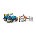 Schleich 41464 Samochód terenowy z wybiegiem dla dinozaura