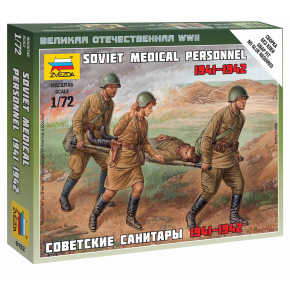 Zvezda Figurki Zvezda Wargames (WWII) 6152 - Radziecki personel medyczny 1941-42 (1:72)