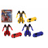 Teddies Transformer robot/auto plast 14cm 3 barvy