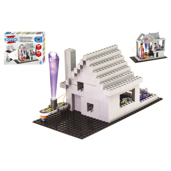 Boffin II. + kostky elektronická 20 projektů na baterie 200ks v krabici 39x30x6cm