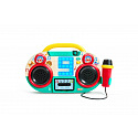 Hape Boombox rádio s mikrofonem Pixelz - se světelnými a zvukovými efekty