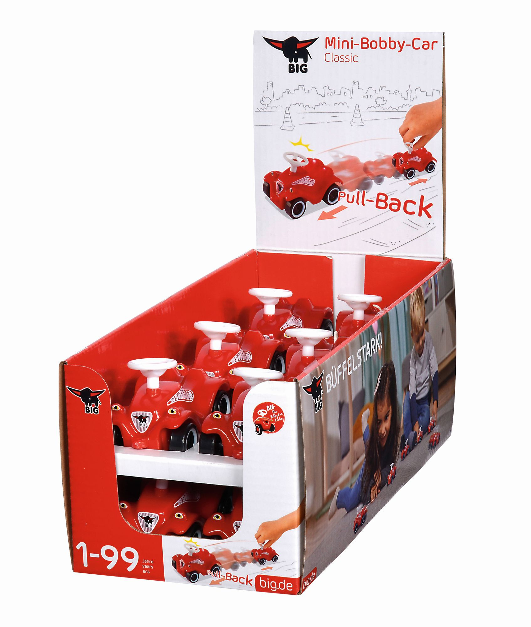 BIG Mini Bobby Car Classic, pull back