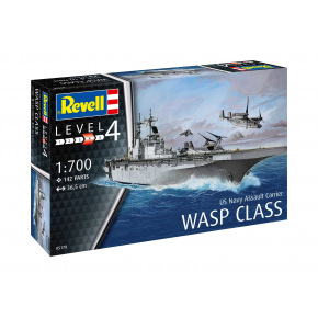 Revell Plastic ModelKit statek 05178 - Lotniskowiec szturmowy USS WASP CLASS (1:700)