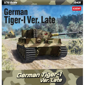 Model Kit tank 13431 - German Tiger I Version Late (1:72)