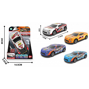 Wiky Auto driftovací kovové závodní na setrvačník 17cm 4 barvy na kartě 14,5x20cm Wiky Auto driftovací kovové závodní na setrvačník 17cm 4 barvy na kartě 14,5x20cm