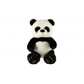 Teddies Panda medvěd/medvídek plyš 35cm v sáčku 0+