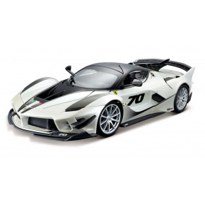 Bburago - RACE+PLAY, Ferrari FXX-K EVO, bílá-černá, 1:18