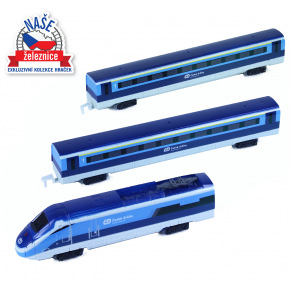 Vlak České dráhy se zvukem a světlem