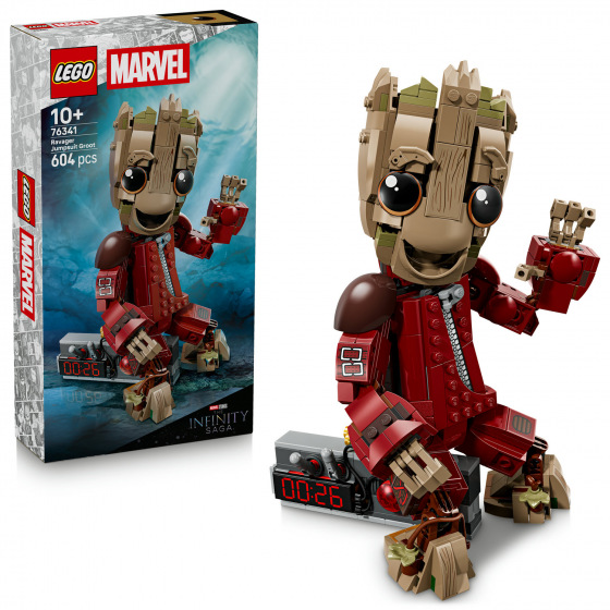 LEGO Super Heroes 76341 Groot v kombinéze Plenitelů