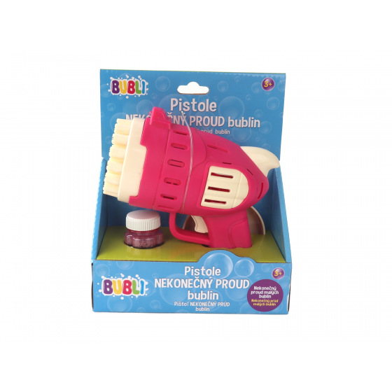 BUBLI Pistole Unendlicher Strom von Blasen rosa