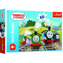 Trefl Puzzle Lokomotive Thomas/Thomas auf Reisen 27x20cm 60 Teile in Schachtel 21x14x4cm