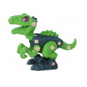 Rappa Dinosaurier zum Zusammenbauen Velociraptor mit batteriebetriebenem Schraubenzieher