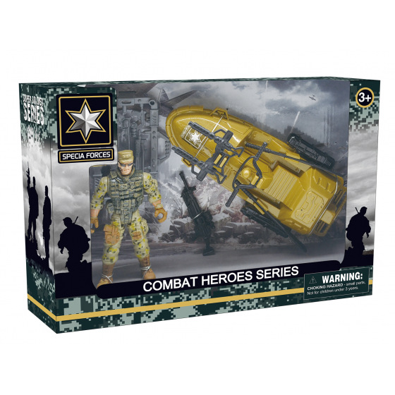Mac Toys Combat Hero - voják se sněžným skútrem