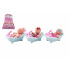 Teddies Baby Puppe in Wanne aus Kunststoff 12cm 3 Arten