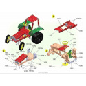 MERKUR - Stavebnice Merkur Farmer Set, 341 dílů, 20 modelů