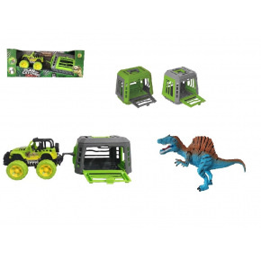 Mac Toys Jeep s prívesom a dinosaurom