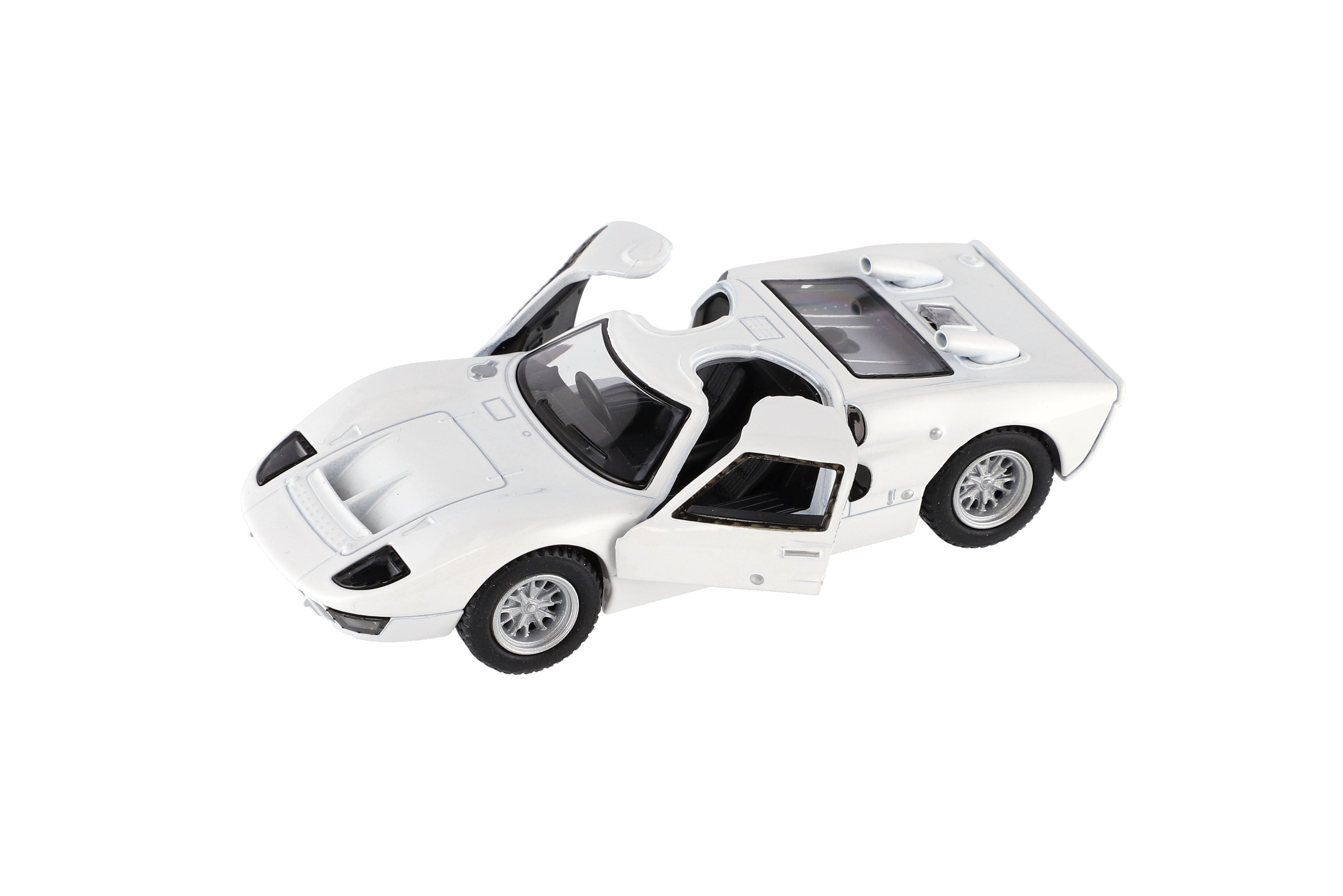 Teddies Auto Kinsmart 1966 Ford GT40 MKII Kov plast 13cm 4 Barvy Na 