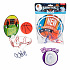 Teddies Koš na basketbal na přísavky + míček 17cm v sáčku 18x25cm