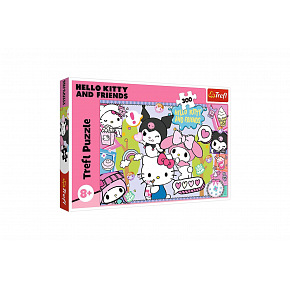 Trefl Puzzle Hello Kitty 300 dílků 60x40cm v krabici 40x27x4cm