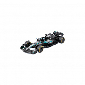 Bburago - RACE F1 v dekoratívnom boxe, Mercedes-AMG Petronas W16 (2025), #63 George Russell, 1:43