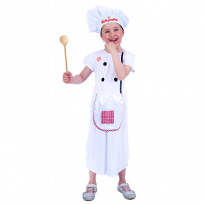 Rappa Dětský kostým kuchařka (S)