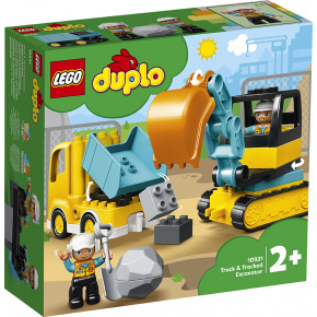 LEGO Duplo 10931 Nákladné auto a pásové rýpadlo