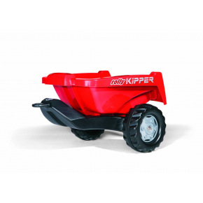 ROLLYTOYS Vlečka za traktor KIPPER malá červená