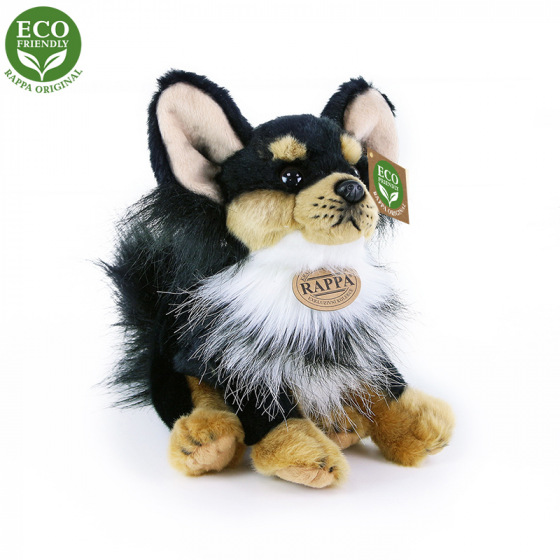 Rappa Plyšový pes čivava sedící 24 cm ECO-FRIENDLY